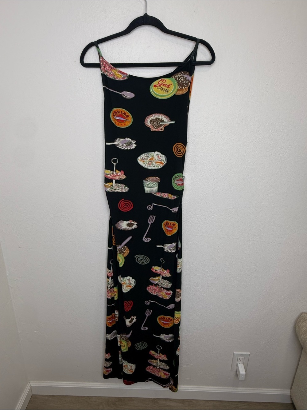 Lisa Says Gah Maya Midi Dress XL Caviar Dreams Print Open Back Sleeveless NWT - Picture 6 of 8